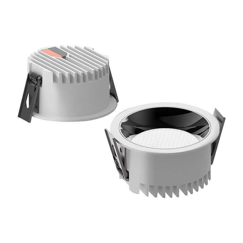 飞宇诺LED防眩筒灯 棱晶面板发光