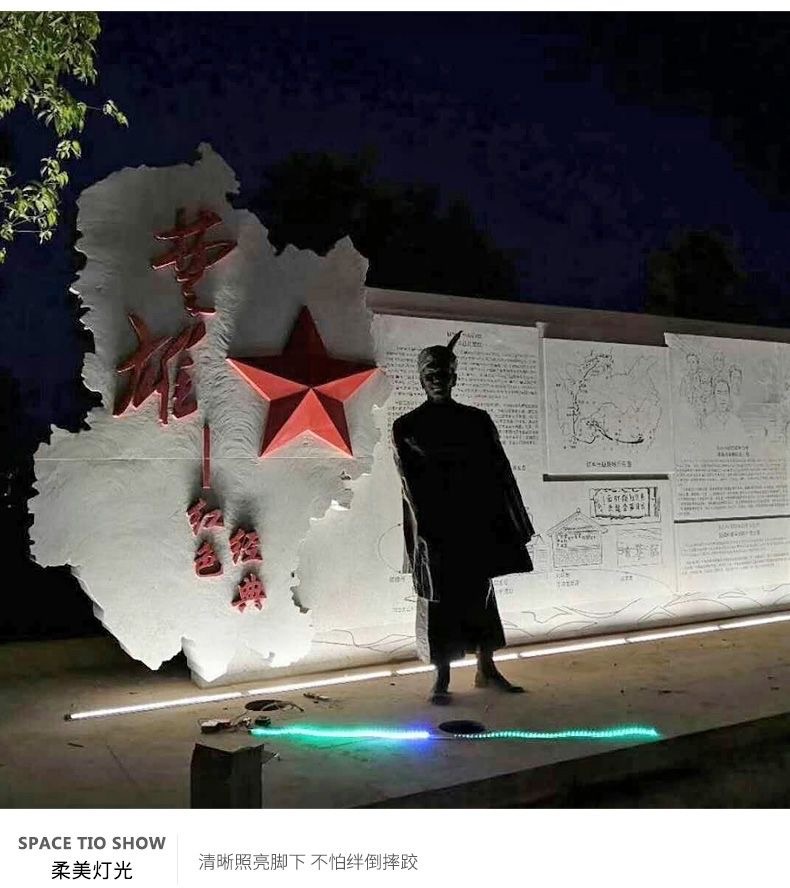 LED长条地埋灯户外防水嵌入式庭院广场公园台阶过道条形埋地灯