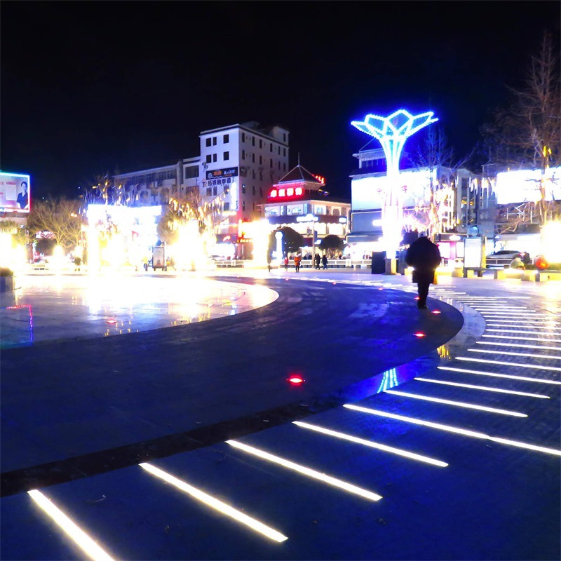 LED长条地埋灯户外防水嵌入式庭院广场公园台阶过道条形埋地灯