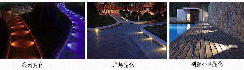 不锈钢龟背灯栈道台阶户外防水灯侧发光LED地埋灯
